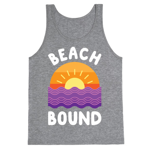 Beach Bound (White) Tank Top