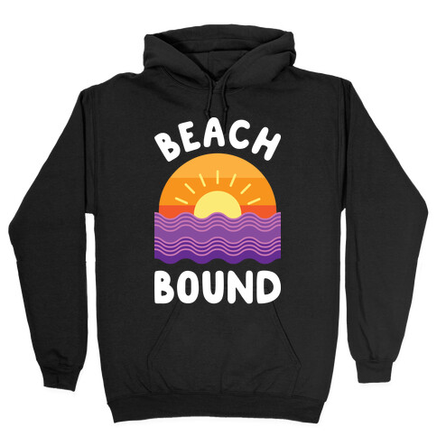 Beach Bound (White) Hooded Sweatshirt