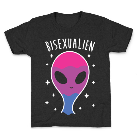 Bisexualien (White) Kids T-Shirt