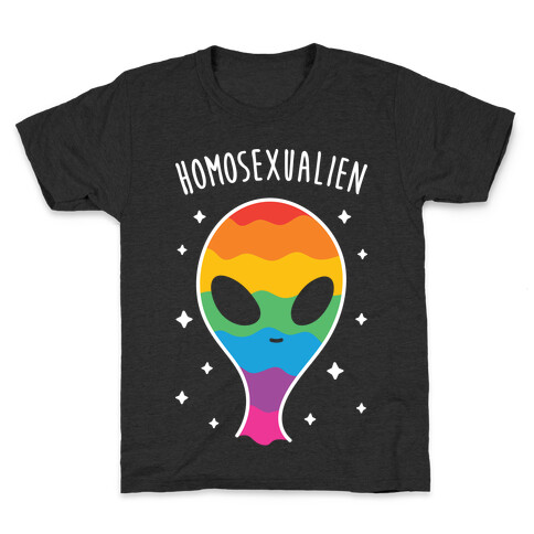 Homosexualien (White) Kids T-Shirt