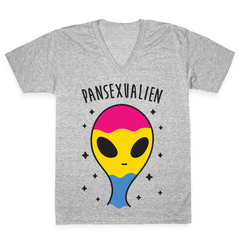 Pansexualien V-Neck Tee Shirt