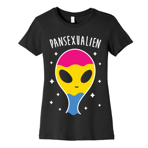 Pansexualien (White) Womens T-Shirt