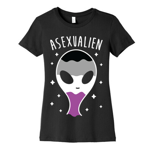Asexualien (White) Womens T-Shirt