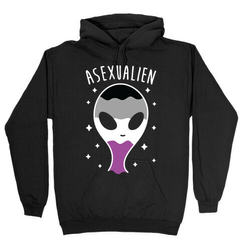Asexualien (White) Hooded Sweatshirt