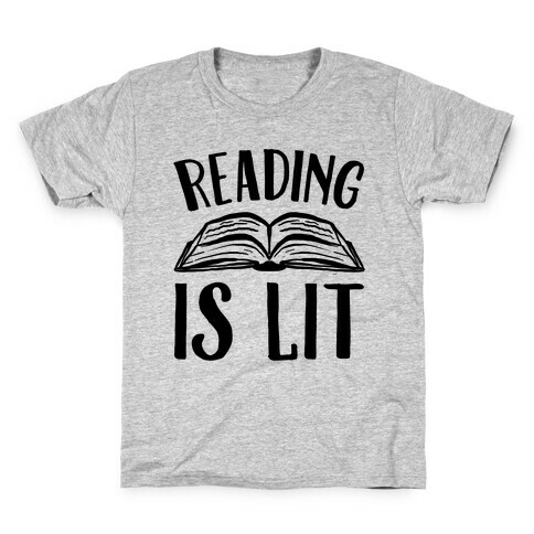 Reading Is Lit Kids T-Shirt