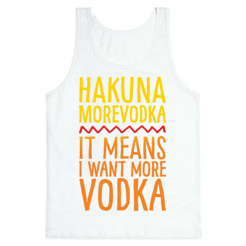 Hakuna Morevodka Parody Tank Top