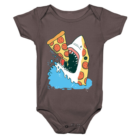 Pizza Shark Baby One-Piece