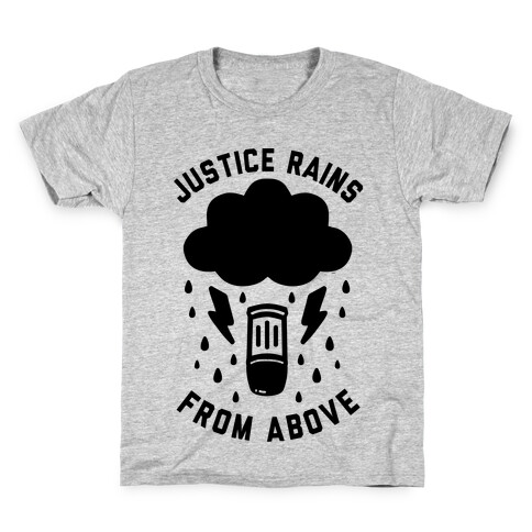 Justice Rains From Above Kids T-Shirt