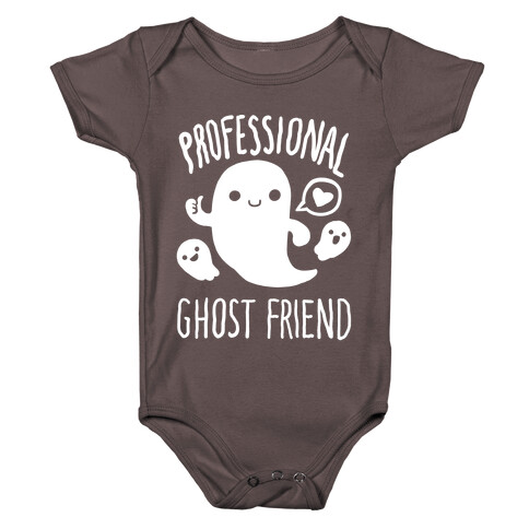 Professional Ghost Friend Baby One-Piece