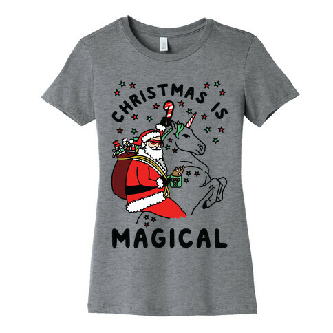 Christmas Is Magical Womens T-Shirt