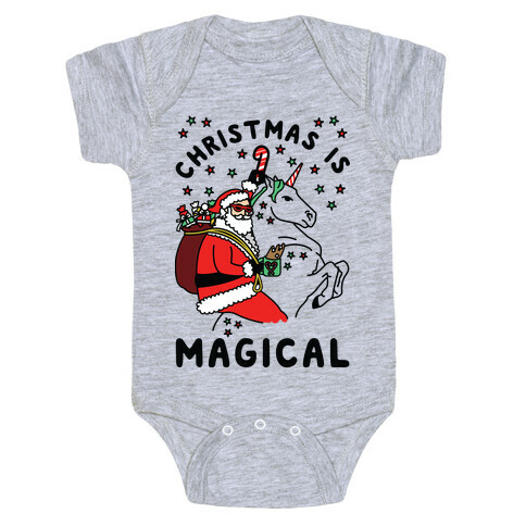 Christmas Is Magical Baby One-Piece