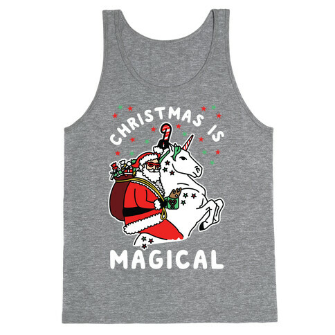Christmas Is Magical White Tank Top