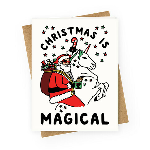 Christmas Is Magical Greeting Card