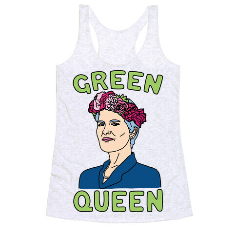 Green Queen Racerback Tank Top