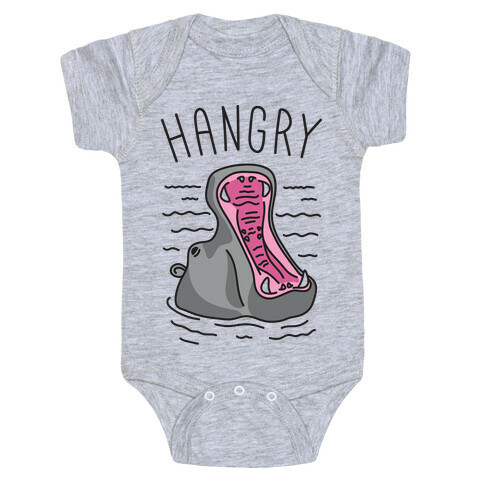 Hangry Hippo Baby One-Piece