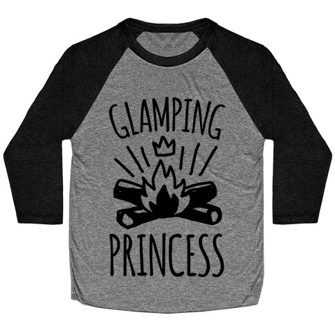 Glamping Princess Baseball Tee