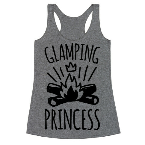 Glamping Princess Racerback Tank Top