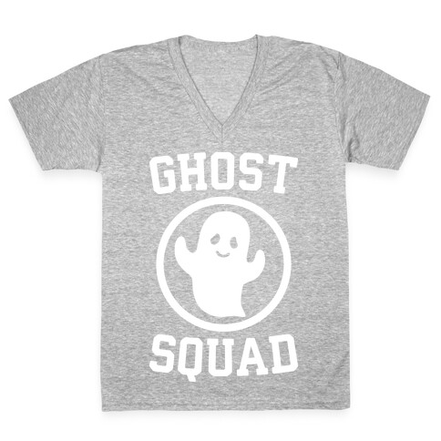 Ghost Squad (White) V-Neck Tee Shirt