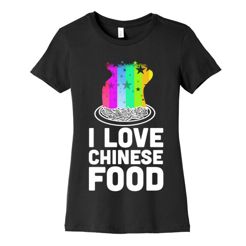 I Love Chinese Food Womens T-Shirt