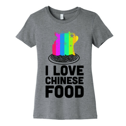 I Love Chinese Food Womens T-Shirt