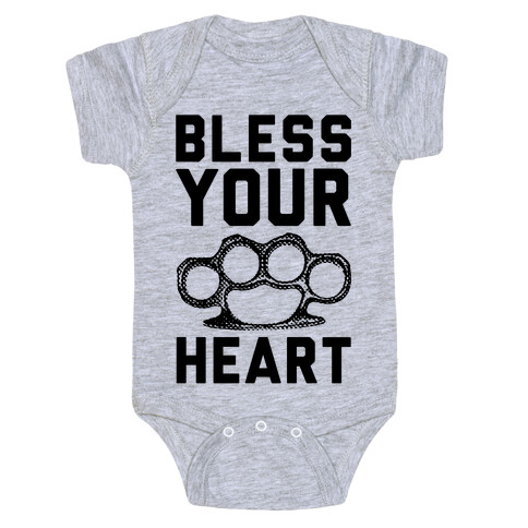 Bless Your Heart Baby One-Piece