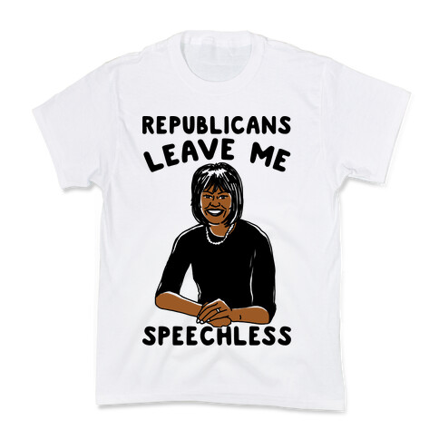 Republicans Leave Me Speechless Kids T-Shirt