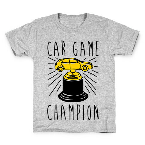 Car Game Champion  Kids T-Shirt