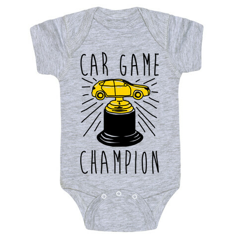 Car Game Champion  Baby One-Piece