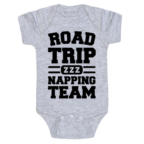 Road Trip Napping Team Baby One-Piece