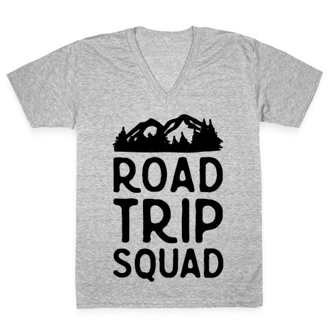 Road Trip Squad V-Neck Tee Shirt