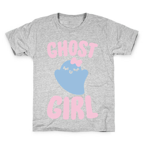 Ghost Girl White Print Kids T-Shirt
