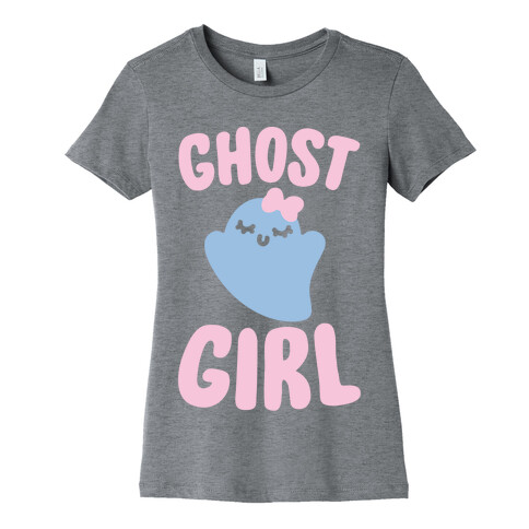 Ghost Girl White Print Womens T-Shirt