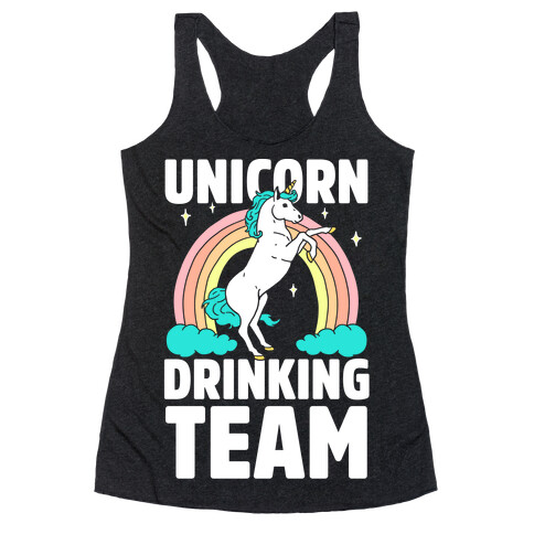 Unicorn Drinking Team Racerback Tank Top