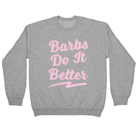 Barbs Do It Better White Print Pullover