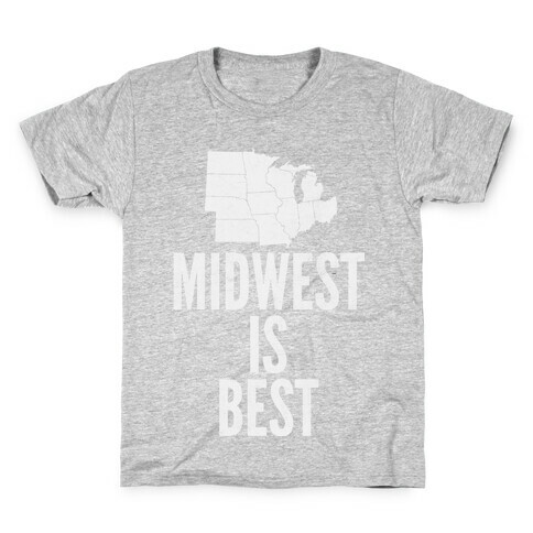 Midwest Is Best Kids T-Shirt