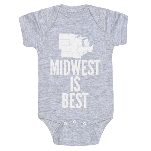 Midwest Is Best Baby One-Piece