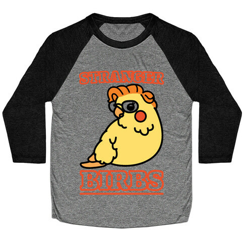 Stranger Birbs Baseball Tee