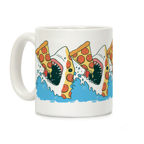 Pizza Shark Coffee Mug