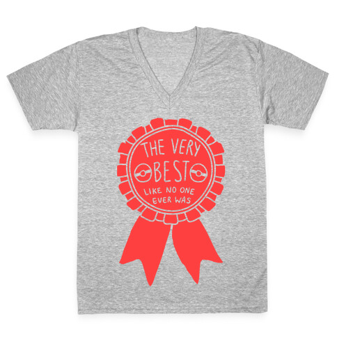 The Very Best Like No One Ever Was V-Neck Tee Shirt