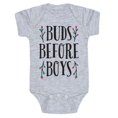 Buds Before Boys Baby One-Piece