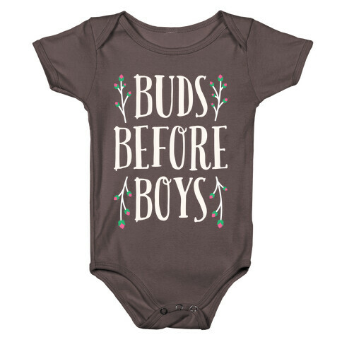 Buds Before Boys Baby One-Piece