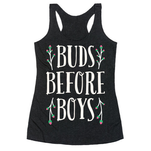 Buds Before Boys Racerback Tank Top