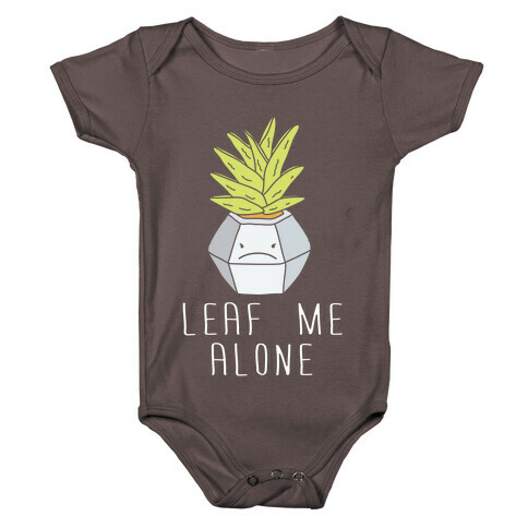 Leaf Me Alone Baby One-Piece