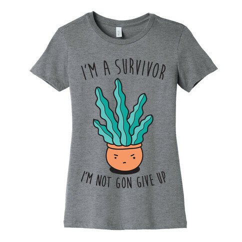 Survivor Plant Parody Womens T-Shirt
