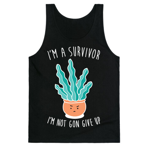 Survivor Plant Parody (White) Tank Top