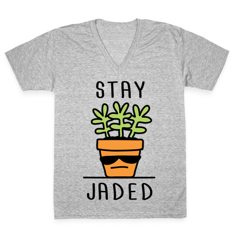Stay Jaded V-Neck Tee Shirt