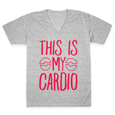 This Is My Cardio V-Neck Tee Shirt