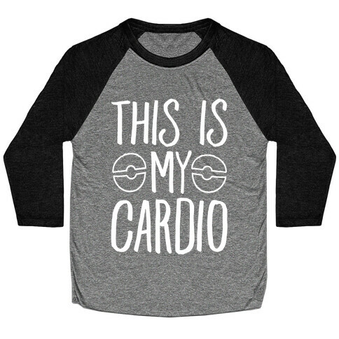 This Is My Cardio Baseball Tee