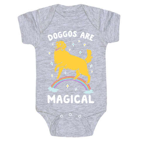 Doggos Are Magical Baby One-Piece