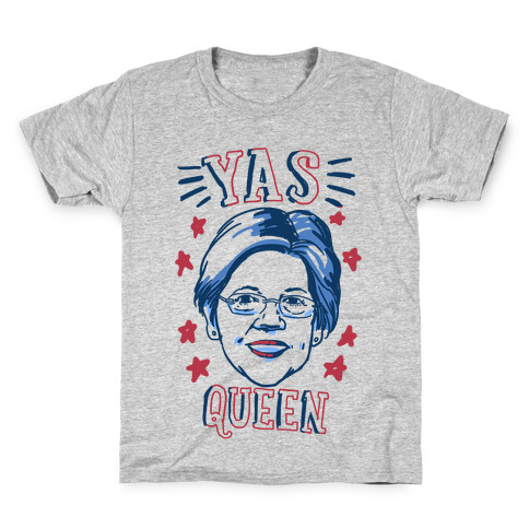 Yas Queen Elizabeth Warren Kids T-Shirt